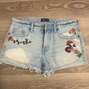 Abercrombie denim shorts